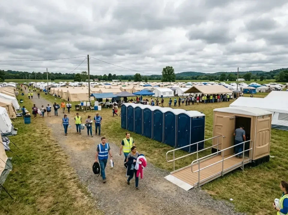 disaster-relief-camp-restrooms-010 — frequently asked questions, Dumpster & Portable Bathrooms Rental in New Baden, IL